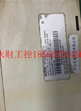 议价台达变频器VFD-M系列220V 0.75KW VFD007M21A 拆机 包好￥