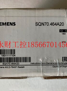 议价原装 正品 进口德国西门子/SIEMENS伺服电机 SQN70.464A20￥
