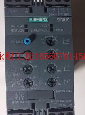 议价西门子SIRIUS软启动3RW4038-1BB04 72A/37kW/400V 3RW40381￥