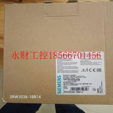议价3RW3038-1BB1437KW/72A软启动器3RW30381BB14原装现货￥
