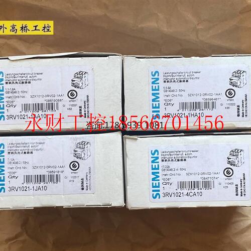 议价3RV1021-1AA10,3RV1021-1HA10,3RV1021-1JA10,3RV1021-4CA1￥