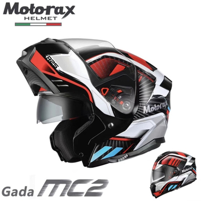 MOTORAX摩雷士R25 揭面盔摩托车头盔机车男女四季骑行蓝牙通用