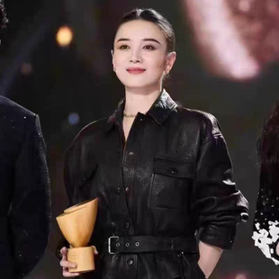 宋佳杨树林同款泡感皮衣女款2025新款短款pu外套女显瘦机车皮夹克