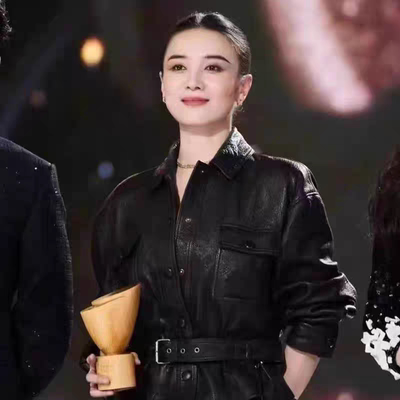 宋佳杨树林同款泡感皮衣女款2025