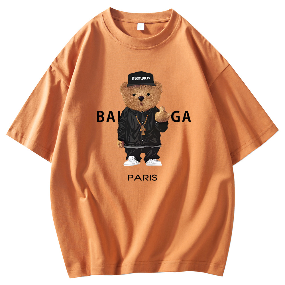 新款韩版潮流短袖T恤男学生帅气i