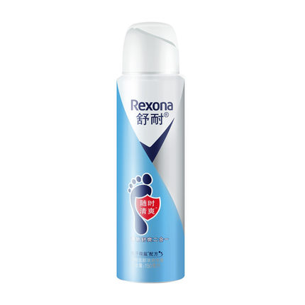 Rexona舒耐足部止汗喷雾吸汗脚部干爽净味去脚臭防脚汗止汗露男女
