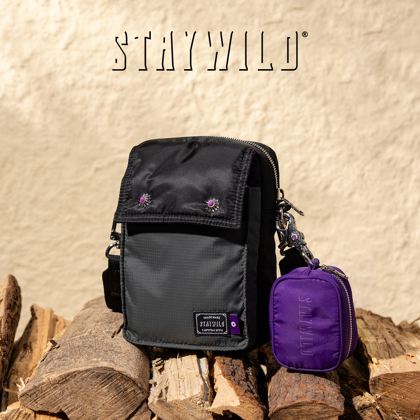 STAYWILD耳机单肩组合包