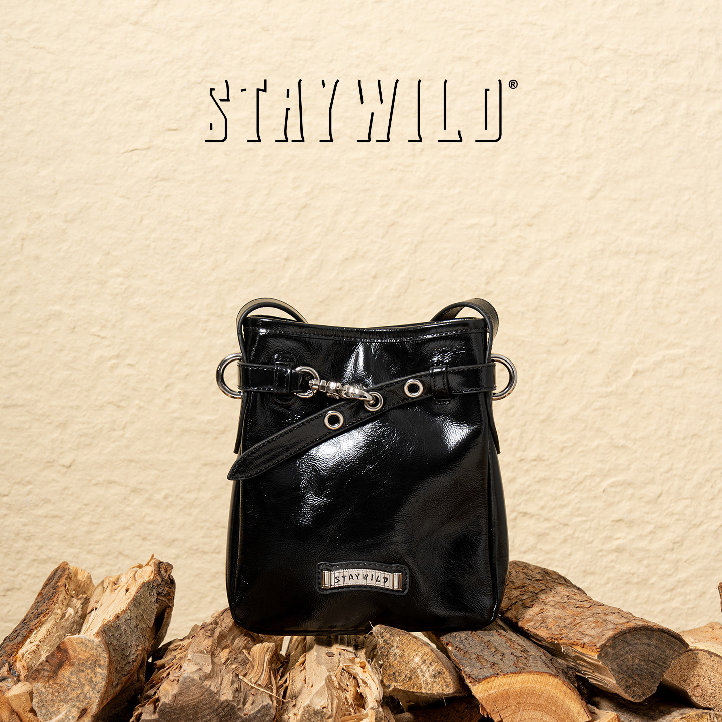 STATYWILD26SS超越系列水晶头层牛皮中性简约单肩包斜挎包马蹄包