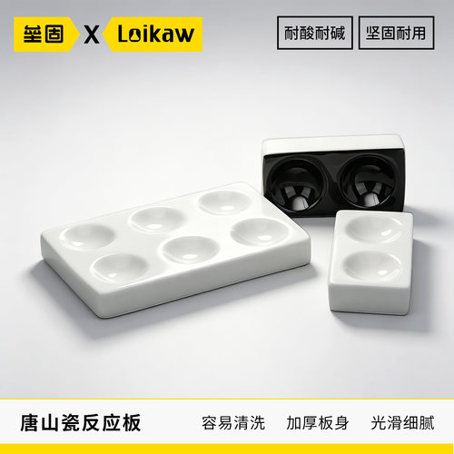 白色点滴2孔/6孔陶瓷反应井穴
