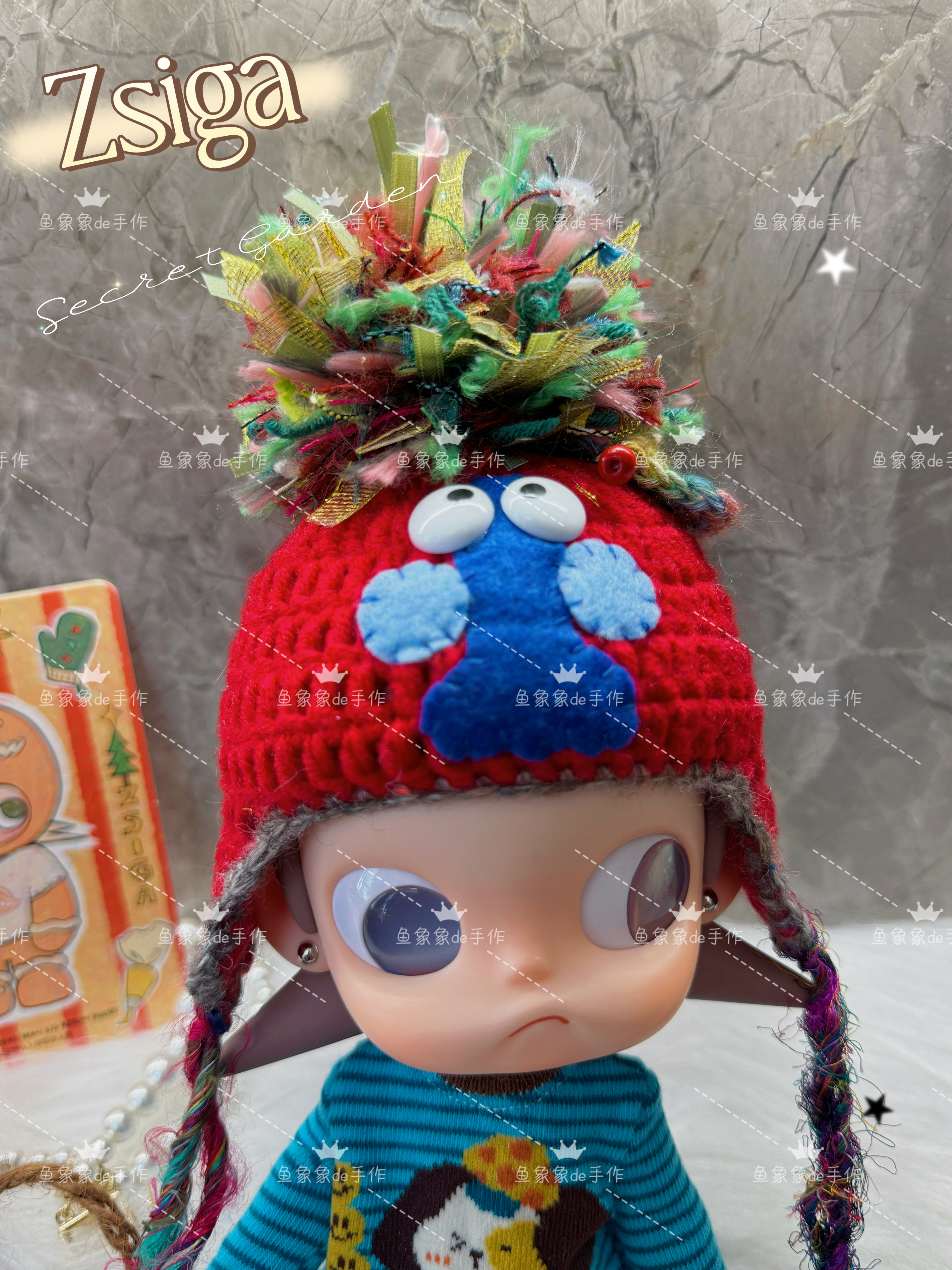 超萌Zsiga嘎子姐可动人偶娃衣穿搭配饰可爱表情包卡通球球帽子,模玩/动漫/周边/娃圈三坑/桌游,BJD娃衣,淘宝优惠券,粉丝福利购,淘宝优惠卷