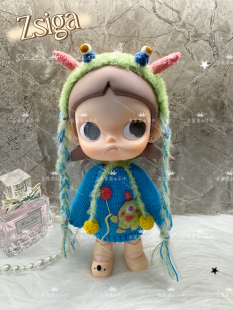 超萌Zsiga嘎子姐八分可动人偶穿搭衣服着替换装小怪兽毛衣裙套装