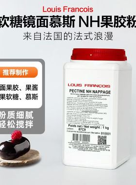 DGF镜面果胶粉1KG法国进口迪吉福NH果胶复配增稠西点烘焙DIY