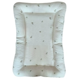 Детская хлопковая портативная кровать для новорожденных, дышащая подушка для выхода на улицу, 3D