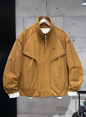 2026年新款春秋季立领男士棉服外套简约休闲夹克百搭潮流时尚男装