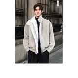 1506/M82371/P126加厚棉服男女宽松解构磨毛高级感毛领外套2，男装棉衣，星座1506-1