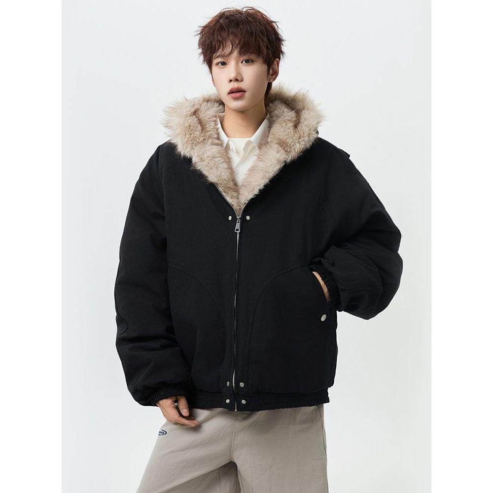 1506/M99251/P89美式复古短款连帽毛领棉服派克服棉衣外套1,男装棉衣,星座1506-1
