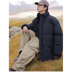 1506/M8021/P54冬季保暖棉衣男女情侣同款大码棉服百搭棉袄2图片