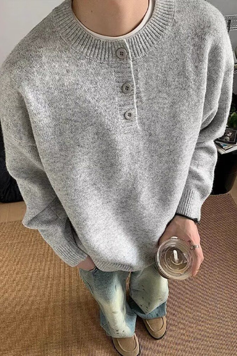 1506/MM5991/P56秋冬新款毛衣美式复古休闲慵懒风V领针织衫男1,男装针织衫/毛衣,星座1506-1