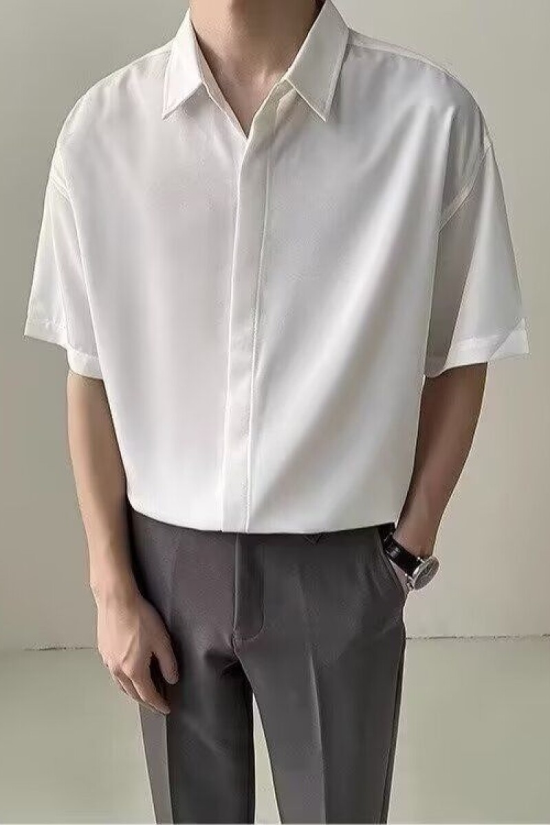 1506-1/CC581/P31复古衬衫男夏装港风学生宽松,男装衬衫,星座1506-1