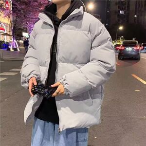 1505/M2111/P51冬季面包服新款潮流简约棉衣外套男2图片