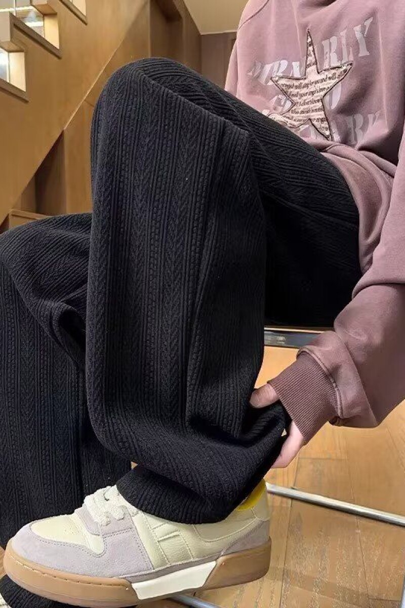 1506/KA1411/P34新款糯米裤深灰阔腿裤个子加长窄版直筒裤1,男装休闲裤,星座1506-1