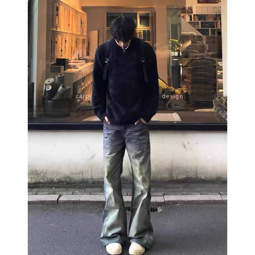 1506-1/MM081/P56毛衣男女秋冬季高级感痞帅软糯圆领针织衫,男装针织衫/毛衣,星座1506-1