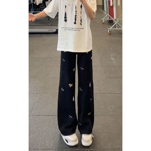 1506-1/KD7901/P46美式高街vibe裤子男加长高个子破洞牛仔裤图片