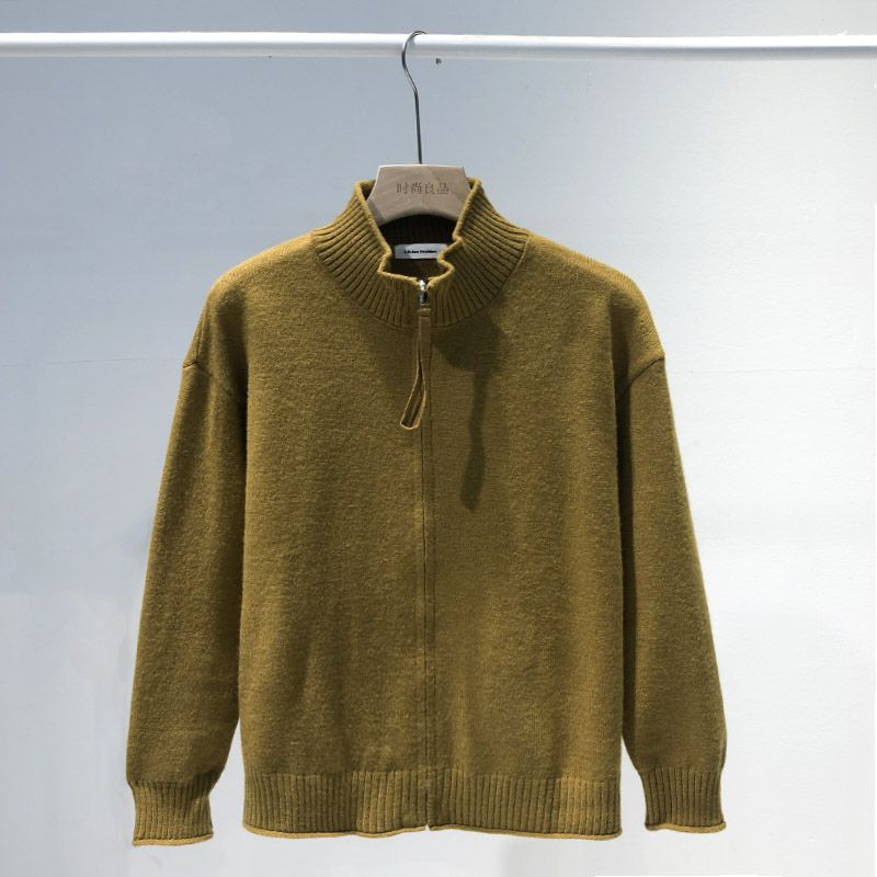 1506-1/M50041/P58立领针织开衫外套男士春秋冬季，女装短外套，星座1506-1