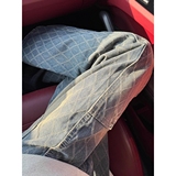 1506/KJ21131/P44大码美式复古水洗做旧牛仔裤男女设计长裤1，男装牛仔裤，星座1506-1