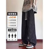 直筒灯芯绒新款潮牌痞帅运动卫裤宽松阔腿休闲裤1，男装休闲裤，星座1506-1