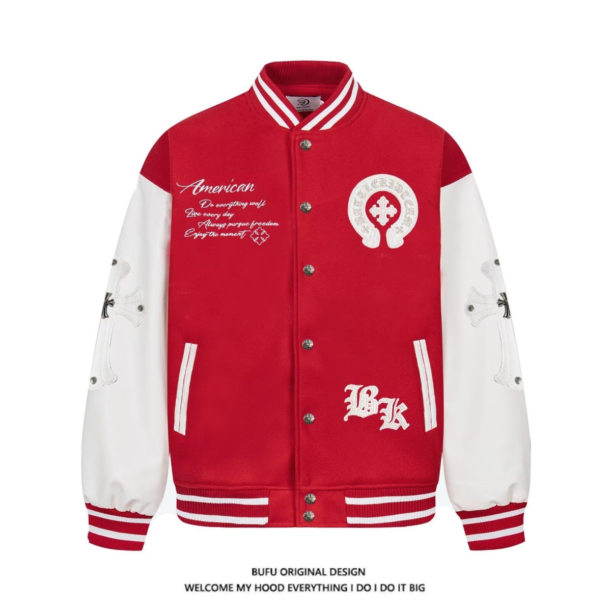 1506/JJ90111/74高街潮牌港风日系原宿风韩版潮流宽松夹克1，男装夹克，星座1506-1