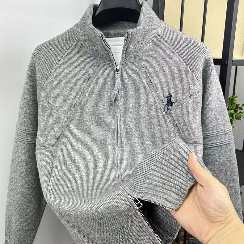 1506-1/MYM13711/P72秋冬韩系双拉链针织外套男，女装短外套，星座1506-1