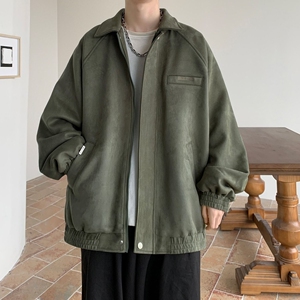 1506-1/JJK251/P62麂皮绒外套男生秋冬季高级感痞帅炸街图片
