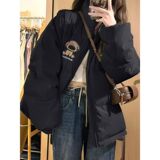 1506/QM2970/P63加厚棉服女宽松冬季新款慵懒风保暖立领外套1，男装棉衣，星座1506-1