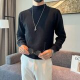 1506/MM8031/46新款秋冬季毛衣外套半高领开衫羊毛衫潮牌羊绒衫1，男装针织衫/毛衣，星座1506-1