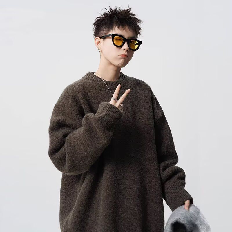 1506/M73691/P54圆领毛衣针织衫男潮牌帅气秋冬季打底衫1,男装T恤,星座1506-1