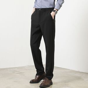 1506-1/KA11/P45商务直筒宽松休闲男装裤子潮流图片