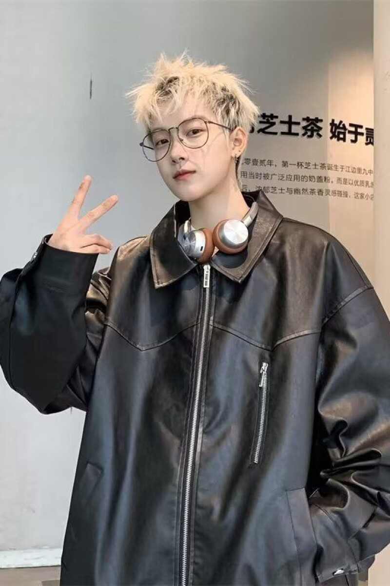 1506/QW3010/P72春秋痞帅外套男高街潮牌港风韩版潮流宽松夹克1,男装夹克,星座1506-1