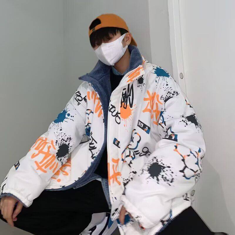 1506/M2011/P54冬季加绒加厚面包服新款潮流简约棉衣外套2,男装棉衣,星座1506-1