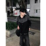 1506/MX0411/P64秋冬新款开衫毛衣美式复古休闲V领针织衫1，男装针织衫/毛衣，星座1506-1
