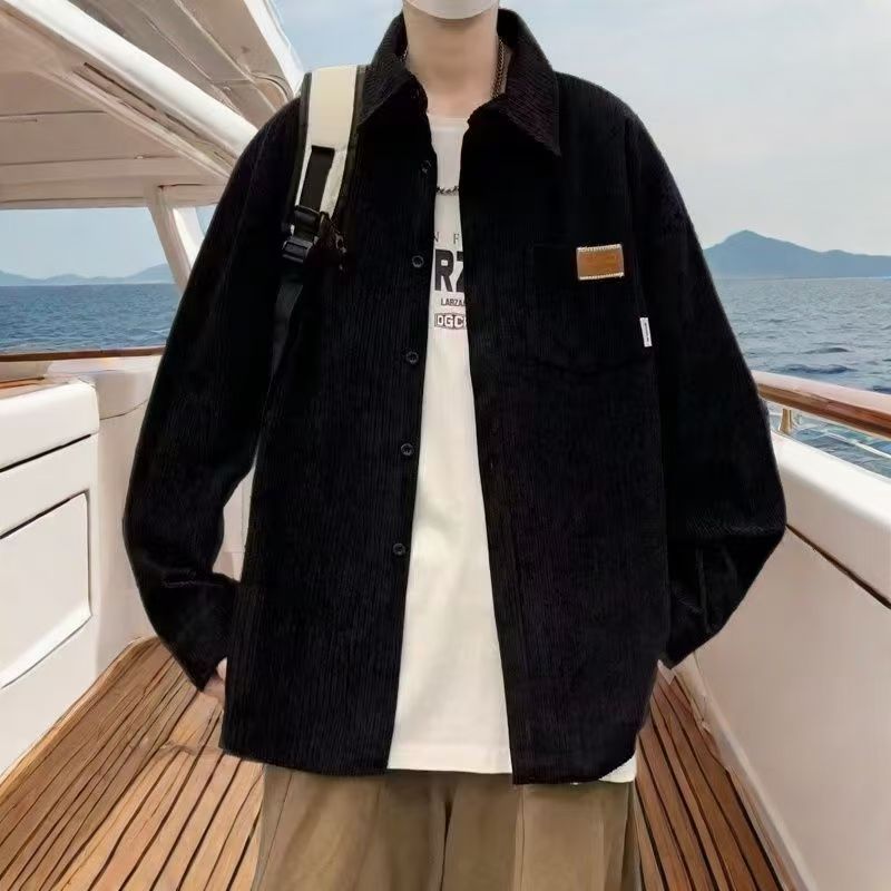 1503-1/C311/P35男款衬衫秋季宽松小众设计感上衣男生,男装衬衫,星座1506-1