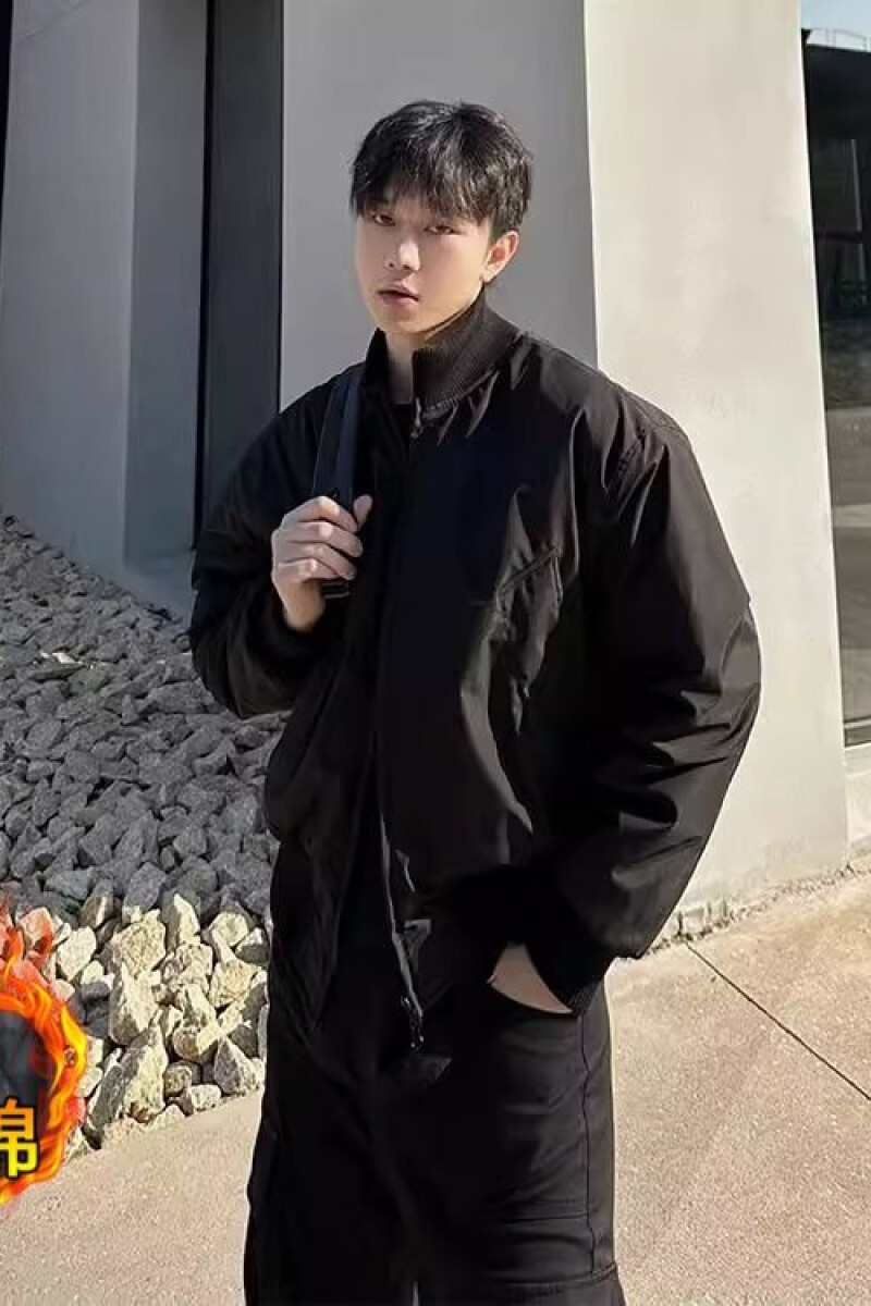 1506/JM26051/P64美式廓形短款立领飞行夹克棉服秋冬棉衣外套1,男装夹克,星座1506-1