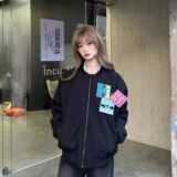 1506-1/JF8071/P66潮原创魔术贴设计飞行员夹克，男装夹克，星座1506-1