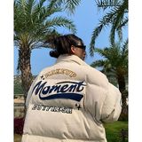 1506/MM261/P54美式复古灯芯绒刺绣立领棉服男情侣]宽松外套1，男装棉衣，星座1506-1