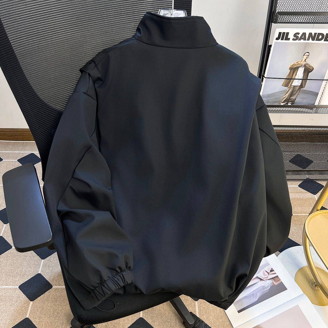 1506-1/J6971/P59男士外套春秋款立领风衣夹克休闲棒球服男,男装风衣,星座1506-1