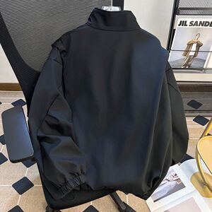 1506-1/J6971/P59男士外套春秋款立领风衣夹克休闲棒球服男图片