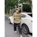 1506-1/KGEG9071/P58美式复古豹纹拼接设计感牛仔裤男，男装牛仔裤，星座1506-1
