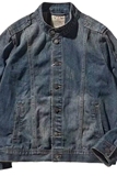 1506-1/JY80811/P44C复古做旧机车牛仔夹克男士，男装夹克，星座1506-1
