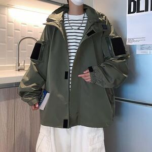 1506-1/JY1021/P47日系原宿风韩版潮流宽松夹克图片