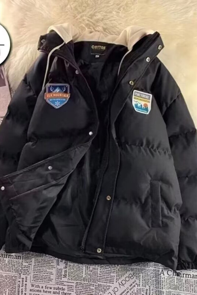 1506/M2101/P64冬季加绒加厚面包服新款潮流日系简约棉衣外套2,男装棉衣,星座1506-1